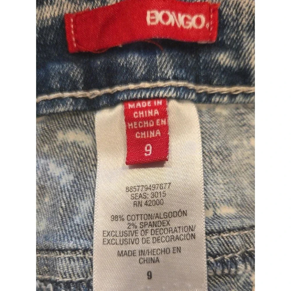 Y2K Acid Wash Distressed Denim Micro Shorts Frayed Cut Off Low Rise Grunge 9